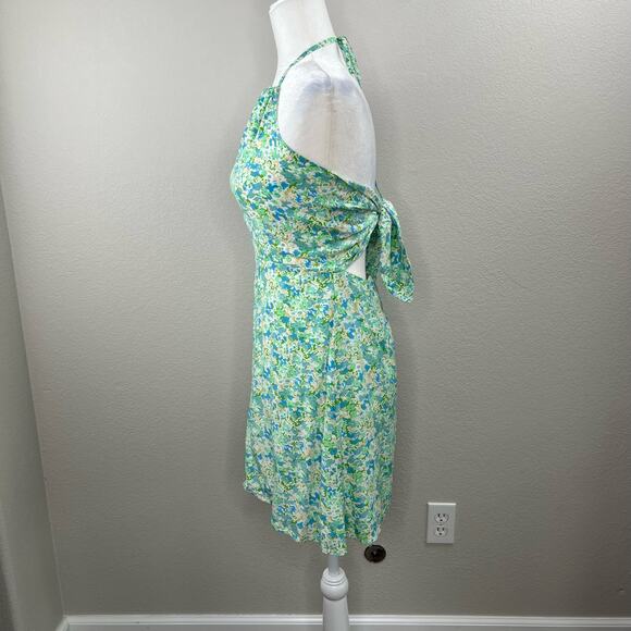 Faithfull the Brand Gaia Sleeveless Mini Dress Varenna Floral Print 4/Medium NWT - Picture 9 of 15